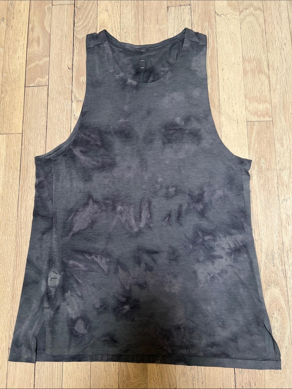 lululemon athletica Black Tie-Dye Muscle Tank
